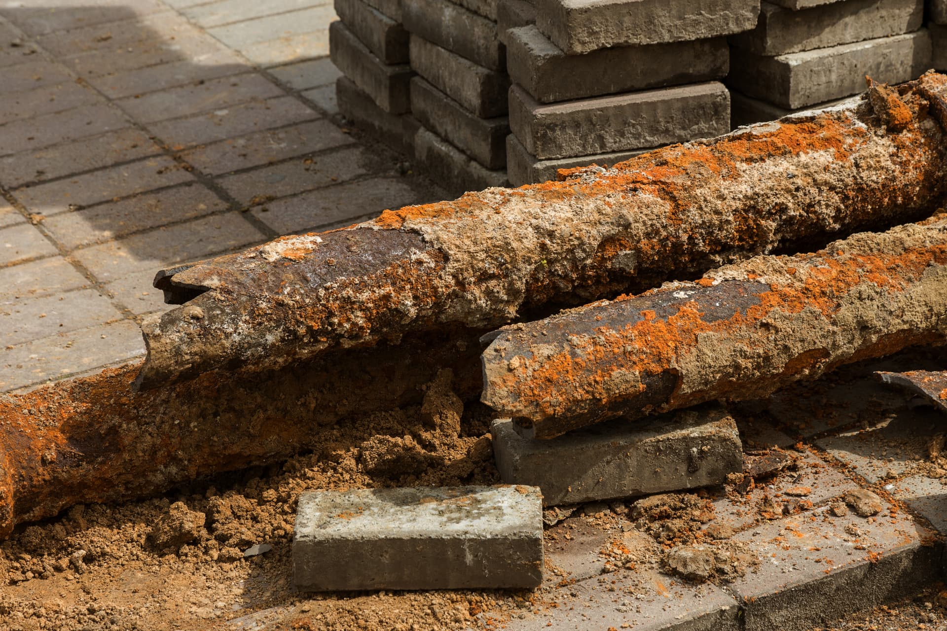 pipe-corroded-metal Corroded metal pipe repair